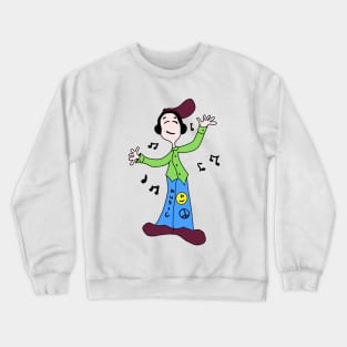 Music Lover Good Mood Peace Chill Crewneck Sweatshirt